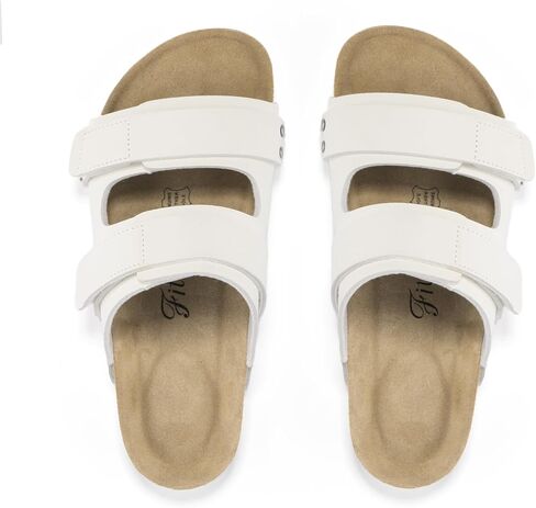 FITORY Womens Sandals with Arch Support Cork Slides for Summer Size 6-11 in Saudi Arabia