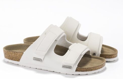 FITORY Womens Sandals with Arch Support Cork Slides for Summer Size 6-11 in Saudi Arabia