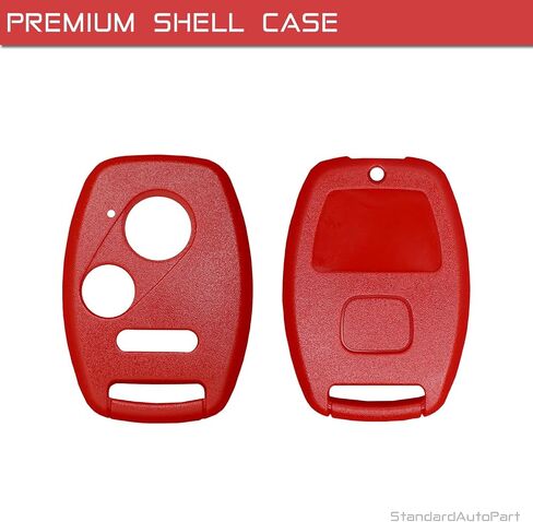 Cutting NOT Required for Honda Key Fob Cover Shell for Civic Accord CRV Pilot Element - Custom Fit Durable Design Easy Installation by StandardAutoPart (3 Button) (Rugged Design) in Saudi Arabia