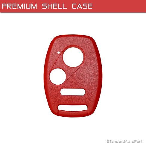 Cutting NOT Required for Honda Key Fob Cover Shell for Civic Accord CRV Pilot Element - Custom Fit Durable Design Easy Installation by StandardAutoPart (3 Button) (Rugged Design) in Saudi Arabia
