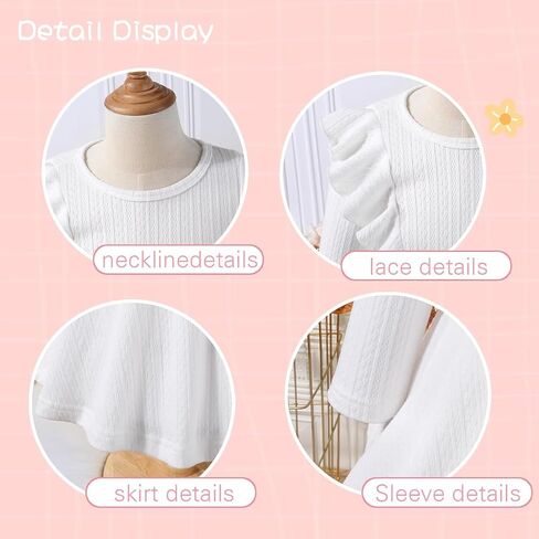 Toddler Girl Christmas Dress Baby Sweater Dresses Ruffle Ribbed Knit Long Sleeve A-Line Swing Fall Winter in Saudi Arabia
