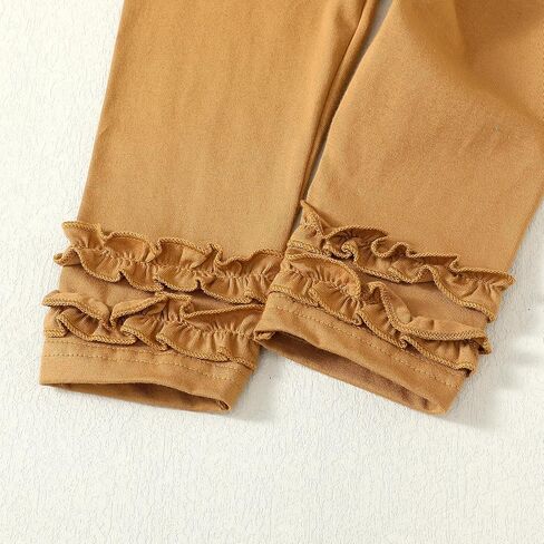 Baby Girl Clothes Toddler Girl Outfits Ruffle Shirt Pants Cute Infant Outfit Set Baby Girl Fall Winter Clothes in Kuwait