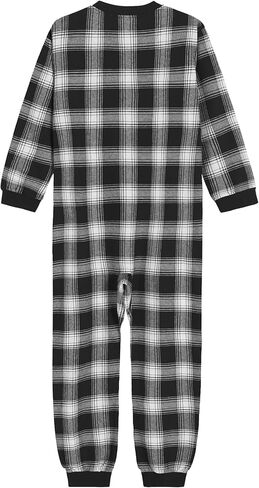 Latuza Men's Cotton Flannel Onesie Adult One Piece Pajamas Jumpsuit in Kuwait