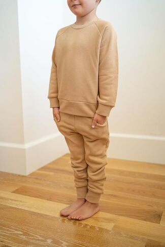 Fall Outfits for Kids and Toddler | Long Sleeve Top and Long Pants Set Baby Sweatsuits in Saudi Arabia