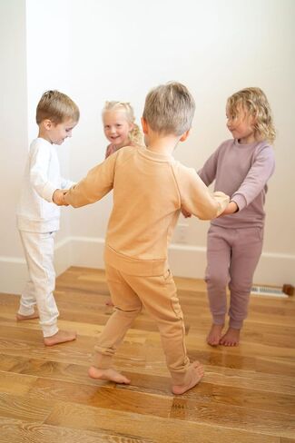 Fall Outfits for Kids and Toddler | Long Sleeve Top and Long Pants Set Baby Sweatsuits in Saudi Arabia