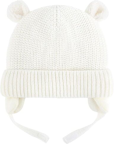 Duoyeree Cozy Baby Beanie with Earflaps and Fleece Lining - Winter Hat for Baby Boys & Girls in Kuwait