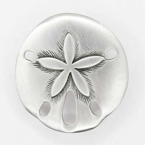 Sand Dollar Cabinet Knob (Small) | Artist Pewter Hardware Collection | | Kitchen, Bedroom, Living Room, Bathroom Cabinets and Drawers Hardware in Saudi Arabia