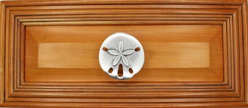 Sand Dollar Cabinet Knob (Small) | Artist Pewter Hardware Collection | | Kitchen, Bedroom, Living Room, Bathroom Cabinets and Drawers Hardware in Saudi Arabia