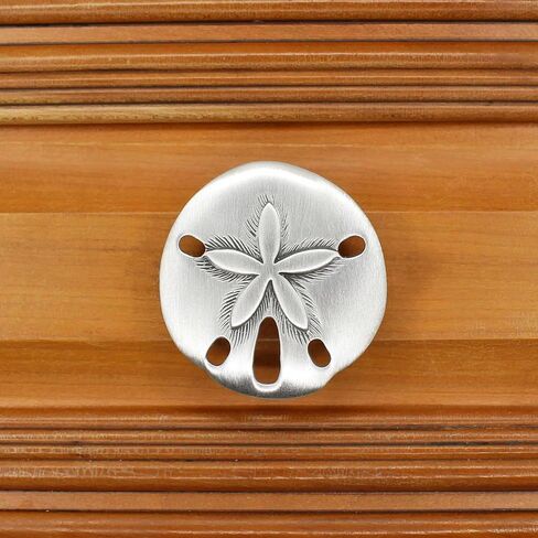 Sand Dollar Cabinet Knob (Small) | Artist Pewter Hardware Collection | | Kitchen, Bedroom, Living Room, Bathroom Cabinets and Drawers Hardware in Saudi Arabia