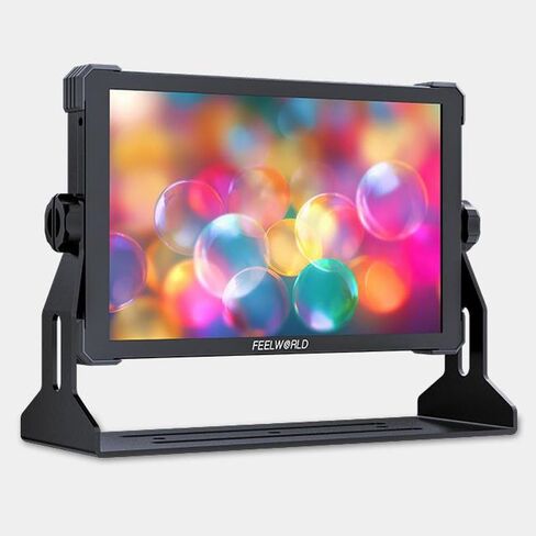 شاشة لمس FEELWORLD T10 مقاس 10.1 بوصة، كاميرا DSLR، شاشة مراقبة ميدانية 1920X1200 IPS لوحة تيار متردد مع مجموعة تثبيت الطاقة الخارجية NP-F، مدخلات/مخرجات HDMI 4K in Kuwait