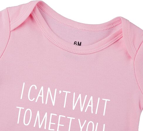 I Can't Wait To Meet You Grandma & Grandpa Baby Bodysuit Pregnancy Announcement for Grandparents Baby Bodysuit in Saudi Arabia