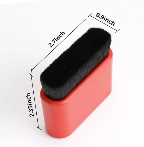Tire Shine Applicator Brush - Large Automotive Tire Dressing Applicator Brush,Vegan Tire Shine Brush with Protective Box for Auto Detailing Cleaning Service,Bigger Size (Black-M) in Saudi Arabia