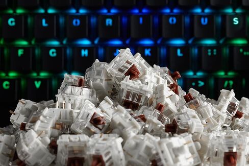 Gateron Black Mechanical Keyboard Switches (120 Pack) - Linear & Consistent for Heavy Typing & Gaming - 60g Actuation Force in Saudi Arabia