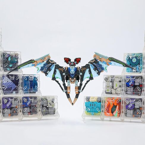 52TOYS Beastbox BB-64 ألعاب تشوه راديوهيدار، ألعاب تحويل في ميكا ومكعب، هدية مثالية لحفلات عيد الميلاد للمراهقين والبالغين، بناءً على الخفافيش in Kuwait