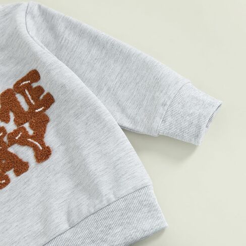 Ledy Champswiin Infant Baby Boy Clothes Set Denim Pants & Long Sleeve Sweatshirt Tops 2PCS Fashion Toddler Boy Jeans Outfit in Saudi Arabia