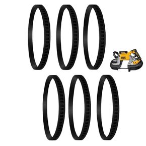6 Pk 650721-00 Bandsaw Rubber Tires Replacement for Dewalt A02807 DCS374 DWM120 DW328 DW328K DW 329 DW329K D28770 Type 1 Band Saw Tires