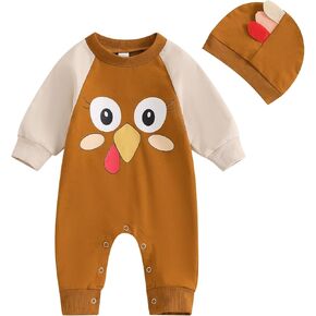 ZyHwShine Baby Boys Girls Fall Winter Clothes Outfit Love Long Sleeve Jumpsuit Romper Newborn Outfits Cute Clothing