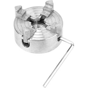Lathe Chuck, 4-Jaw Independent Metal Lathe Chuck, Thread Accessory for Mini Metal Lathe