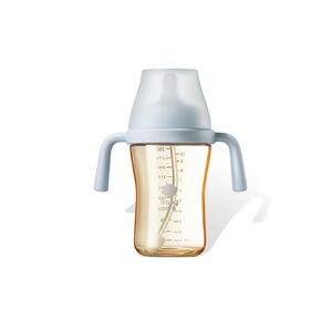 bc babycare Sippy Cup Learner for 6+ Month Old with Nipples & Handles, Spill Proof Sippy Cup, Weighted Straw Toddler Cups, Anti-Choking Kids Cups