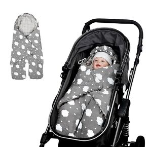 Baby Car Seat Blanket, Winter Car Seat Covers for Babies, Warm Carseat Swaddle Blankets, Thicken Stroller Sleeping Bunting Bag for Infants Boy & Girl