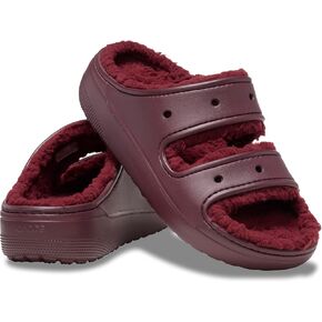 crocs unisex-adult Classic Cozzzy Sandal Bone/Mrm Slipper