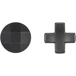 2 in 1 D-Pads for Xbox Elite 2 Core Controller Stainless Steel D-Pads for Xbox One Elite Series 2 Controller D-Pads Replacement for Xbox One Elite Series 1 Controller (Black)