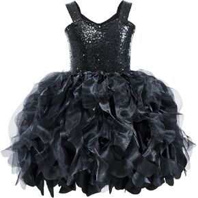 Tutu Dress for Girls Sparkly Sequin Tulle Princess Birthday Party Dress for Toddler Girls Prom Sneaker Ball Gown in Kuwait