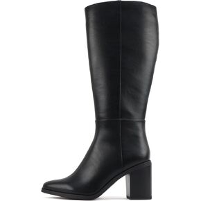Soda “Study" ~ Women Pointed Toe Low Heel Knee-High Boot with Side Zipper in Kuwait