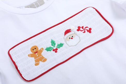 Lil cactus Boys Christmas Smocked or Applique Shirt and Pants Set in Kuwait