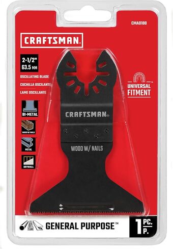 CRAFTSMAN Bi-Metal Oscillating Tool Blade for Wood and Metal, 2-1/2 Inch (CMAO180) in Saudi Arabia