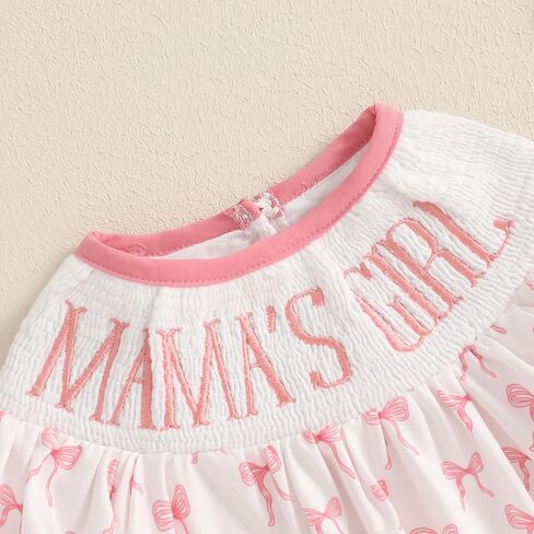 Newborn Baby Girl Romper Mamas Mini Bow Plaid Print Puff Sleeve Smocked Bubble Romper Jumpsuit Bodysuit Clothes in Saudi Arabia