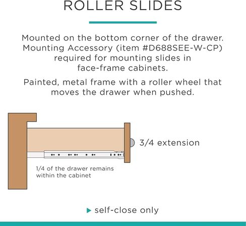 Liberty D80616C-ZP-W 16-Inch Ball Bearing Drawer Slides in Kuwait