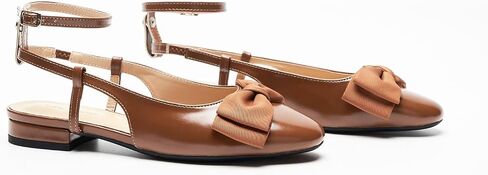C.Paravano Women's Slingback Round Toe Slingback Flats Detachable Ankle Strap Flats Sandals Slip on Casual Flats Shoes Mary Jane Shoes in Saudi Arabia
