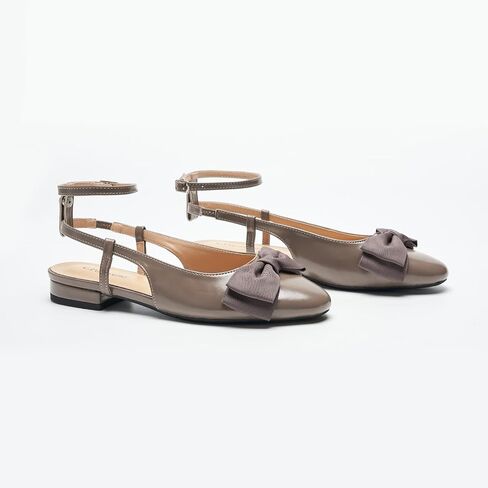 C.Paravano Women's Slingback Round Toe Slingback Flats Detachable Ankle Strap Flats Sandals Slip on Casual Flats Shoes Mary Jane Shoes in Saudi Arabia