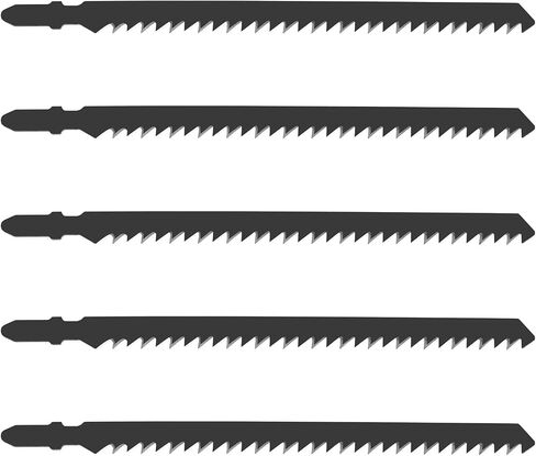 5pcs T344D Carbon Steel Laminated Reciprocating Saw Blade Construction Wood Woodworking Vertical Saw Blade Compatible with Bosch PST 700 E GST 150 BCE in Saudi Arabia