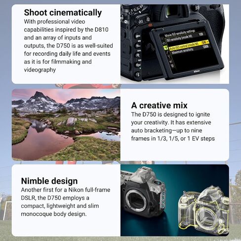 Nikon D7500 DSLR Camera with 18-140mm F3.5-5.6 VR Lens Bundle with 128GB Extreme Pro SD Card and Camera System Gadget Bag with Accessory and Cleaning Kit (3 Items) in Saudi Arabia