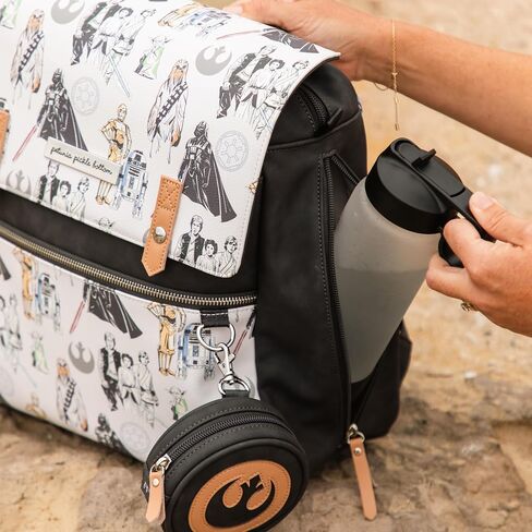 Petunia Pickle Bottom Meta Backpack | Baby Bag | Diaper Bag Backpack for Parents | Stylish Bag and Organizer | Comfortable, Spacious Backpack for Moms and Dads |Disney | The Star Wars Collection in Kuwait