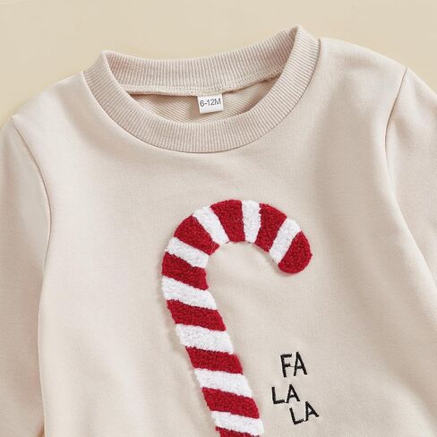 Toddler Baby Boy Christmas Outfit Long Sleeve Embroidery Sweatshirt Top Casual Jogger Pants Xmas Fall Clothes in Saudi Arabia