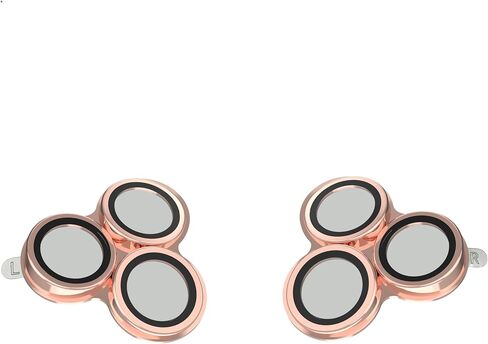 واقي عدسة الكاميرا لملحقات Meta Quest 3S / Oculus Quest 3S، غطاء واقي عدسة Juylay عالي الوضوح لـ Quest 3S، إطار من خليط معدني، زجاج مقسى بصلابة 9H لملحقات سماعات الواقع الافتراضي باللون الذهبي الوردي in Kuwait