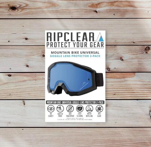 RIPCLEAR For 100% Armega Goggle Lens Protectors (Trash Reducing Tear Off Alternative), Military Grade Crystal Clear Scratch Protector 2-Pack in Saudi Arabia
