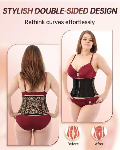 Waist Trainer for Women Lower Belly Fat - Breathable Long Torso Corset Shapewear for Tummy Control, Working out, Postpartum in Saudi Arabia