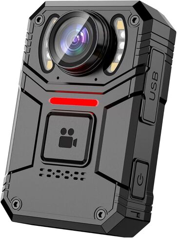 SPIKECAM 4K Body Camera with Audio Recording Wearable, 160° Wide Angle Bodycam with Dual Microphone, Personal Body Cam for Civilians, Police, Security, Law Enforcement, Safty, Runners, Travel 128GB in Kuwait