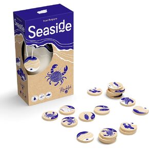 Seaside | Beach and Travel Friendly Game | Water Proof Game | Push Your Luck Game | Ages 8+ | 1 to 5 Players | 20 Minutes