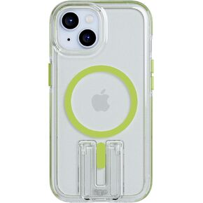 Tech21 Evo Crystal Kick case for iPhone 15 Pro - Compatible with MagSafe - Impact Protection Case - Clear/Black