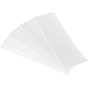 PATIKIL 155x40mm PVC Perforated Shrink Bands, 500Pcs Heat Shrink Wrap for Bottles, Jars, Cans and Tins Fits Cap Diameter 3.74 to 3.82", Clear