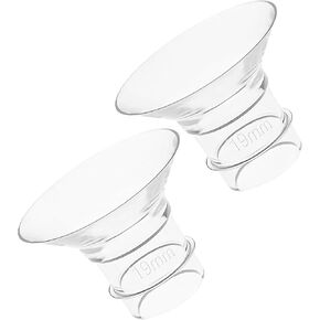 2pcs Flange Inserts, 17mm Silicone Breastpump Flange Insert Wearable Breast Pump Accessories Compatible with Medela/Spectra/TSRETE/Momcozy S9/S12/S9Pro/S12Pro