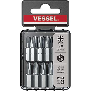 VESSEL Drywaller Insert Bits 20PC +2X25.4 (1") (TicTac)