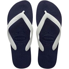 Havaianas Unisex Flip-Flop Sandals, Navy Blue/White, Size 12