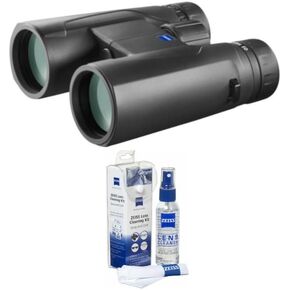 Zeiss 8x42 Terra HD Binoculars (Black) Bundle with Zeiss Lens Cleaning Kit (2 Items)