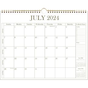 Simplified Desk Calendar 2024-2025 with Desktop Mat, 20 Month Large Desk Pad Calendar from Nov 2024 to June 2026, 22" x 17" Desk Pad Calendar for Home, School Office, Beige